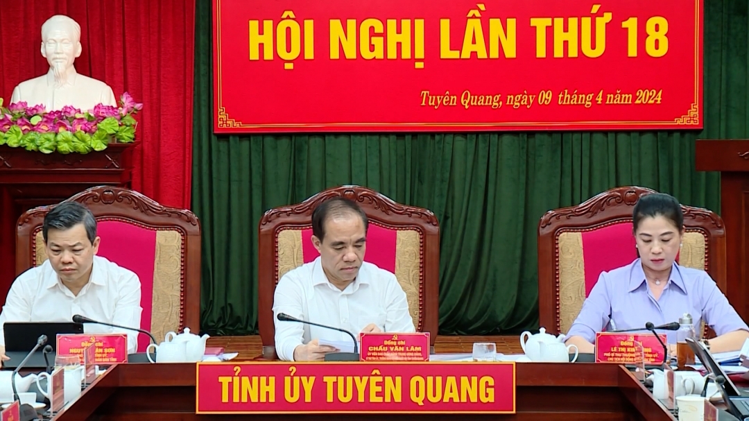 (TTV) Hội nghị BCH Đảng bộ tỉnh lần thứ 18, khóa XVII ( mở rộng) 