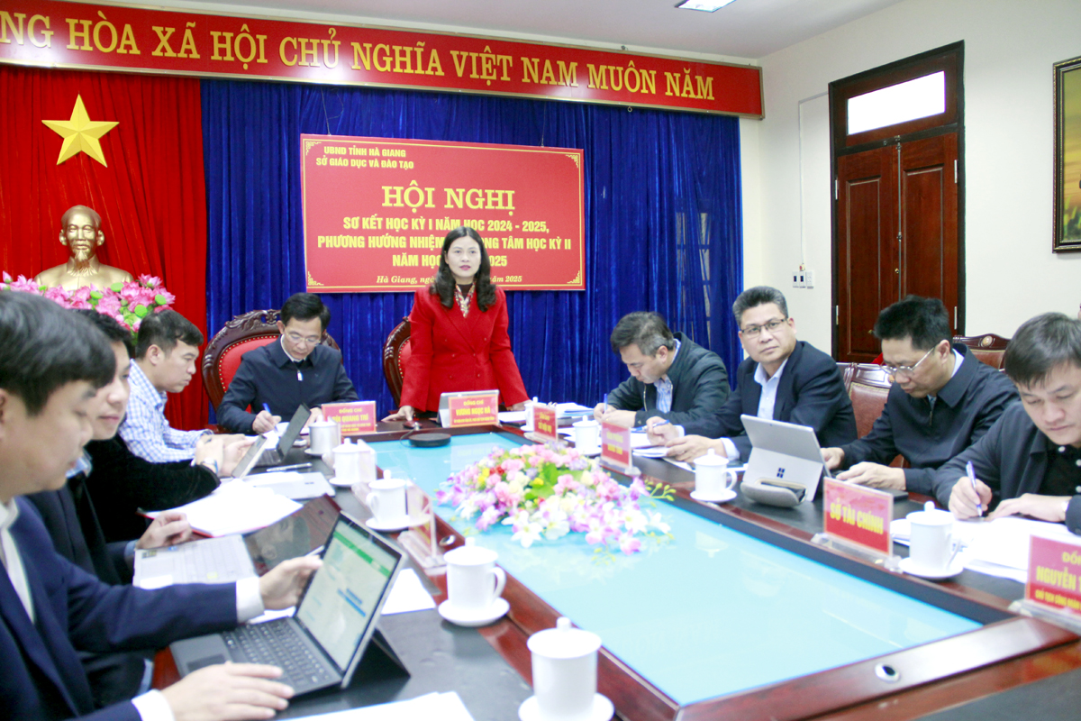Hội nghị triển khai nhiệm vụ học kỳ II, năm học 2024 – 2025