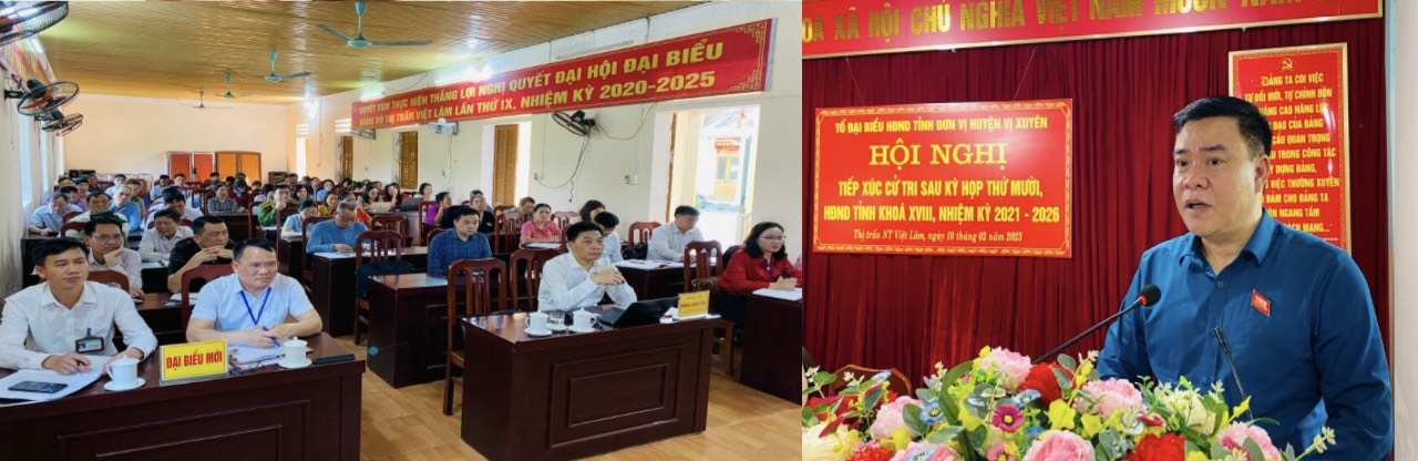Tổ đại biểu HĐND tỉnh tiếp xúc cử tri tại các huyện: Bắc Mê, Bắc Quang và Vị Xuyên