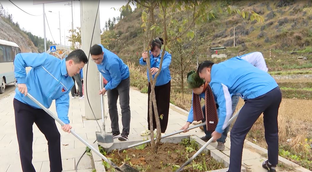 Rộn ràng phong trào trồng rừng đầu Xuân mới