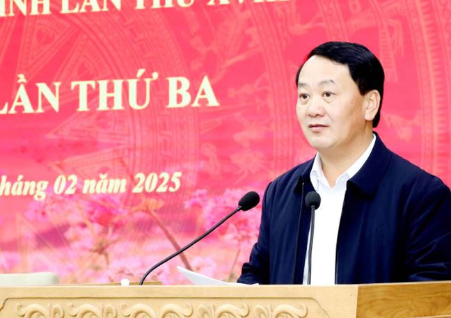 Tiểu ban Văn kiện Đại hội Đảng bộ tỉnh lần thứ XVIII họp phiên thứ Ba