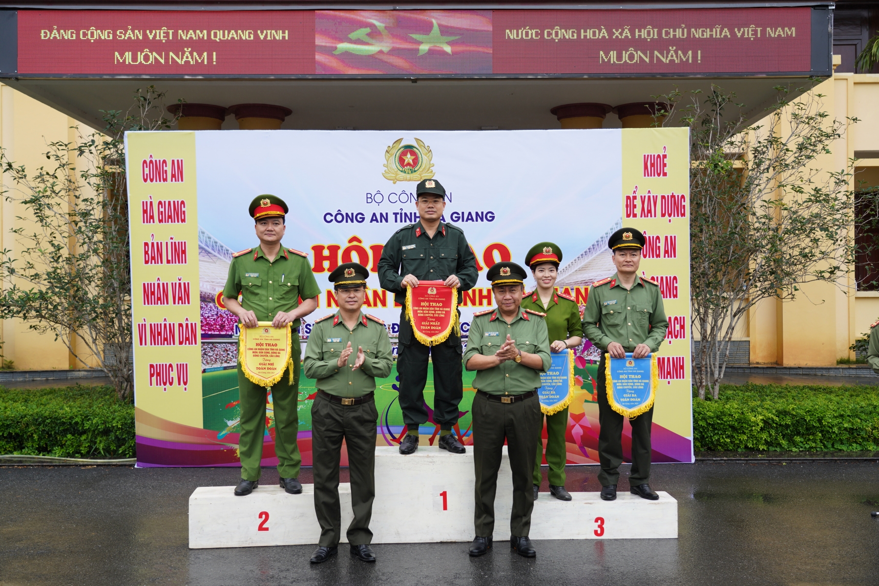 Công an tỉnh tổ chức thành công giải bắn súng năm 2023