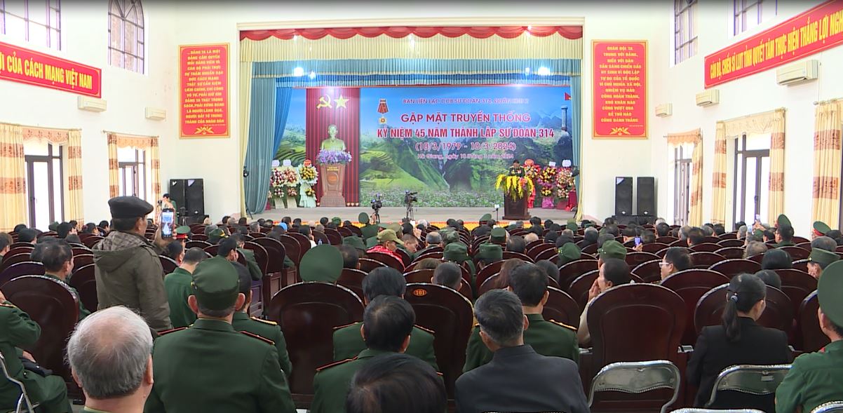 Ban Liên lạc Cựu Chiến binh Sư đoàn 314, Quân khu 2 kỷ niệm 45 năm ngày thành lập
