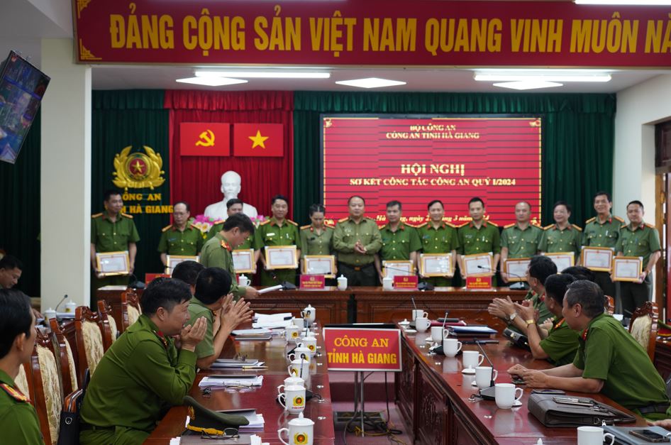 Sơ kết công tác Công an quý I năm 2024