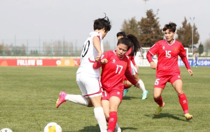Giải bóng đá nữ U20 châu Á 2023: U20 Việt Nam thua đậm trước U20 CHDCND Triều Tiên