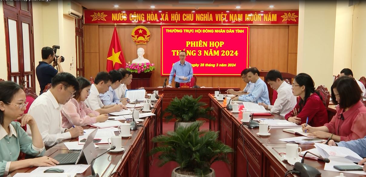 Thường trực HĐND tỉnh họp phiên tháng 3