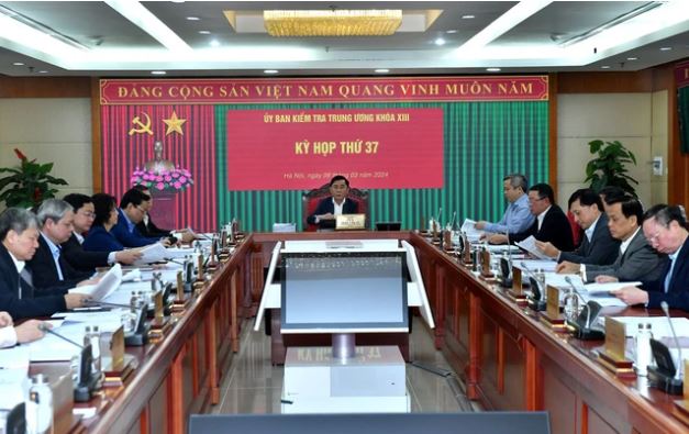 Thông cáo báo chí Kỳ họp thứ 37 của Ủy ban Kiểm tra Trung ương
