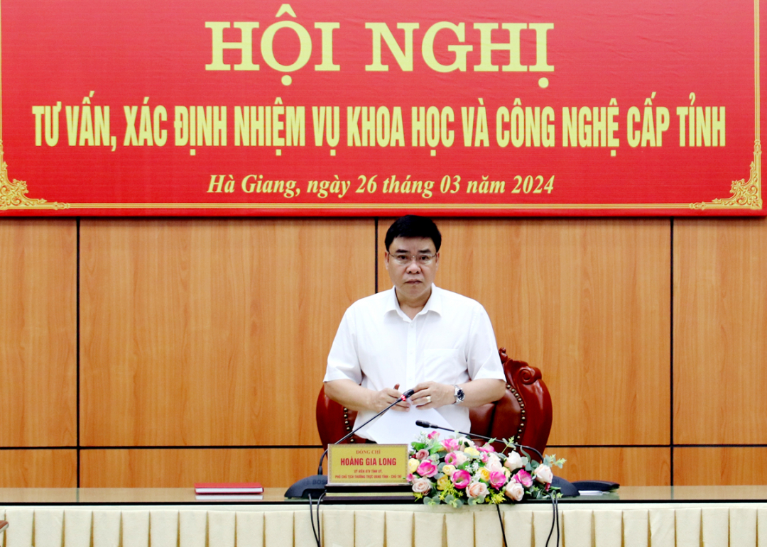 Hội nghị tư vấn, xác định nhiệm vụ khoa học và công nghệ cấp tỉnh năm 2024