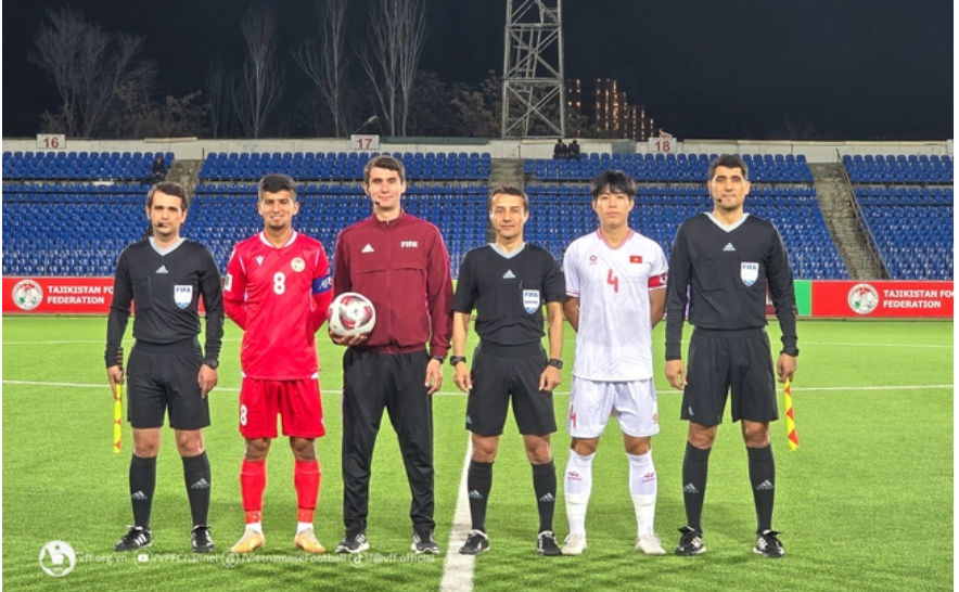 ĐT U23 Việt Nam thắng ĐT U23 Tajikistan 1-0 trong trận giao hữu đầu tiên tại Dushanbe