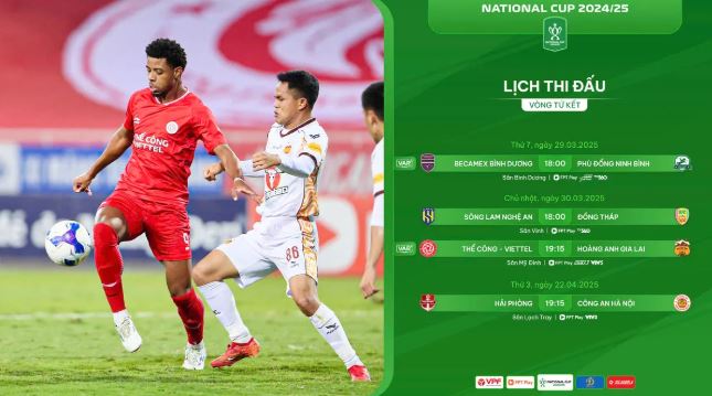 Trước vòng Tứ kết Cúp Quốc gia 2024/25 | Đi tìm "tân vương"