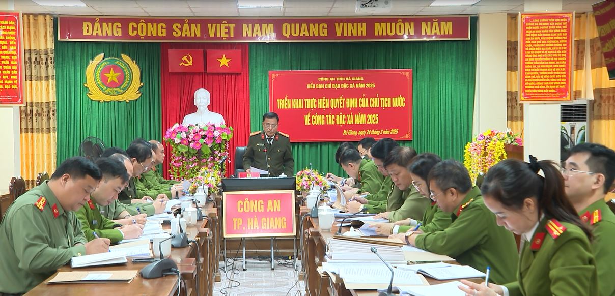 Triển khai thực hiện Quyết định của Chủ tịch nước về Công tác đặc xá
