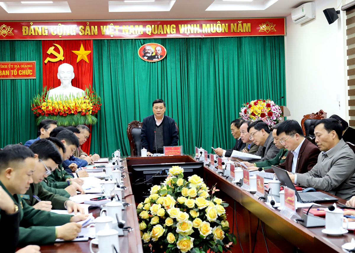 Hội nghị lấy ý kiến tham gia vào dự thảo các văn bản của Ban Tổ chức Trung ương