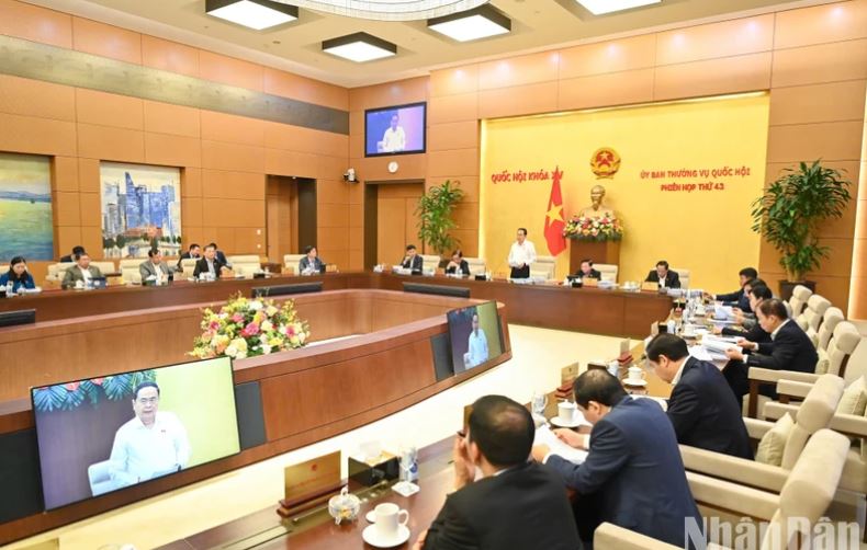 Khai mạc Phiên họp thứ 43 của Ủy ban Thường vụ Quốc hội