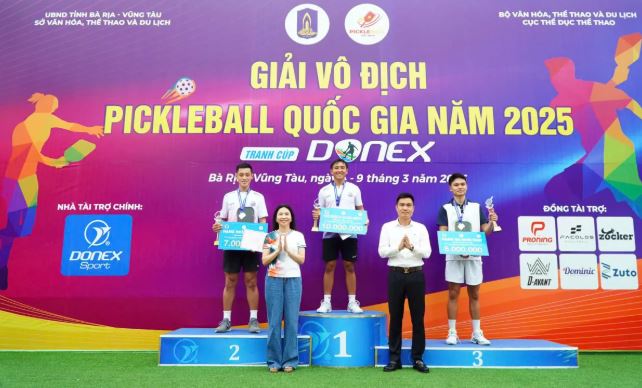 Giải vô địch pickleball Quốc gia 2025 - tranh cúp Donex: Khép lại một mùa giải sôi động