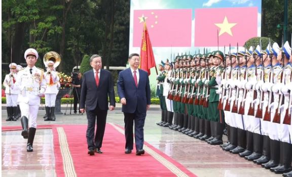 Lễ đón chính thức Tổng Bí thư, Chủ tịch nước Trung Quốc Tập Cận Bình