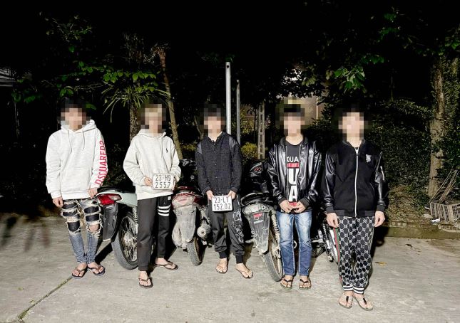 Xử lý nhóm thanh thiếu niên vi phạm trật tự an toàn giao thông