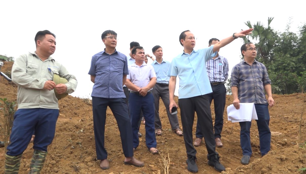Lãnh đạo huyện Bắc Quang kiểm tra tiến độ thực hiện dự án Cao tốc Tuyên Quang - Hà Giang