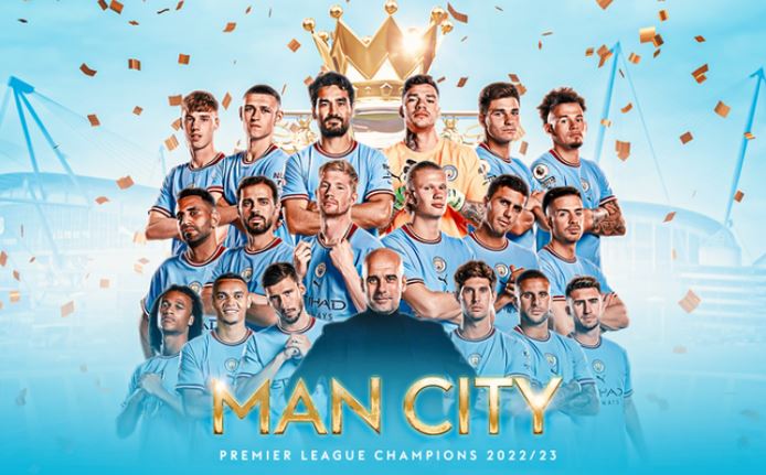 Manchester City vô địch Ngoại hạng Anh năm thứ ba liên tiếp