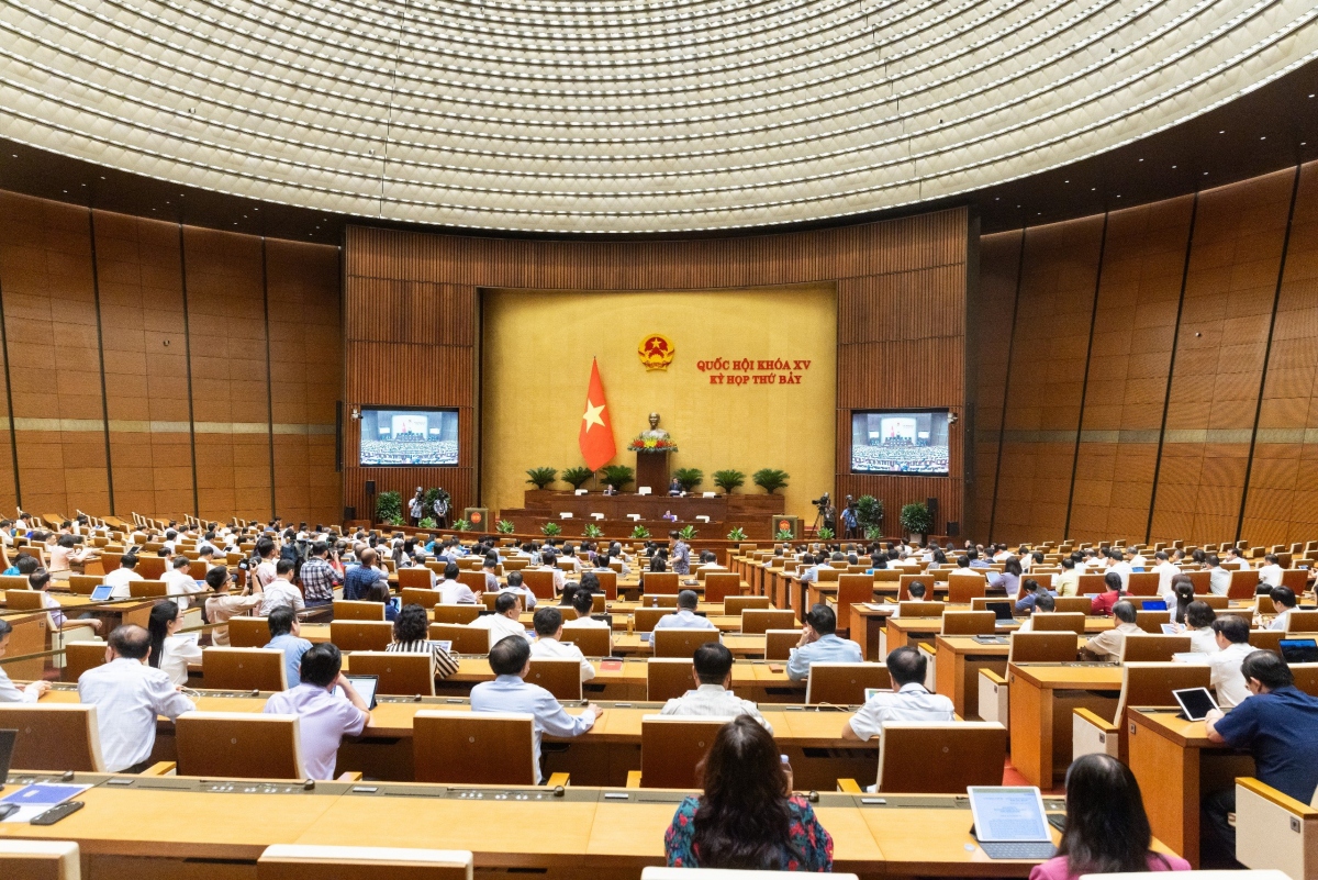 Đoàn Đại biểu Quốc hội tỉnh tham gia thảo luận tại Kỳ họp thứ 7, Quốc hội khóa XV