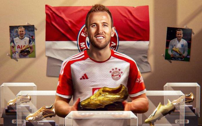 Harry Kane giành danh hiệu Chiếc giày vàng châu Âu mùa giải 2023/24