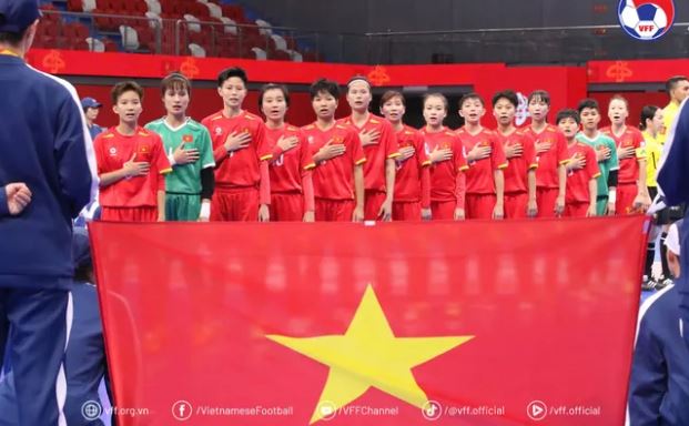 ĐT futsal nữ Việt Nam giành chiến thắng kịch tính trước Hồng Kông (Trung Quốc)