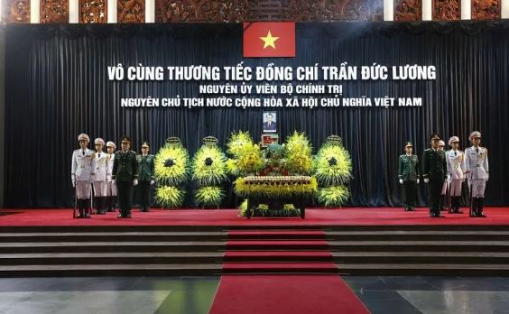 Cử hành trọng thể Lễ Quốc tang nguyên Chủ tịch nước Trần Đức Lương