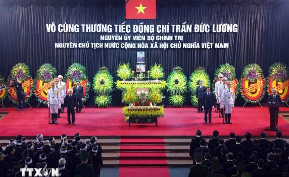 Cử hành trọng thể Lễ truy điệu nguyên Chủ tịch nước Trần Đức Lương