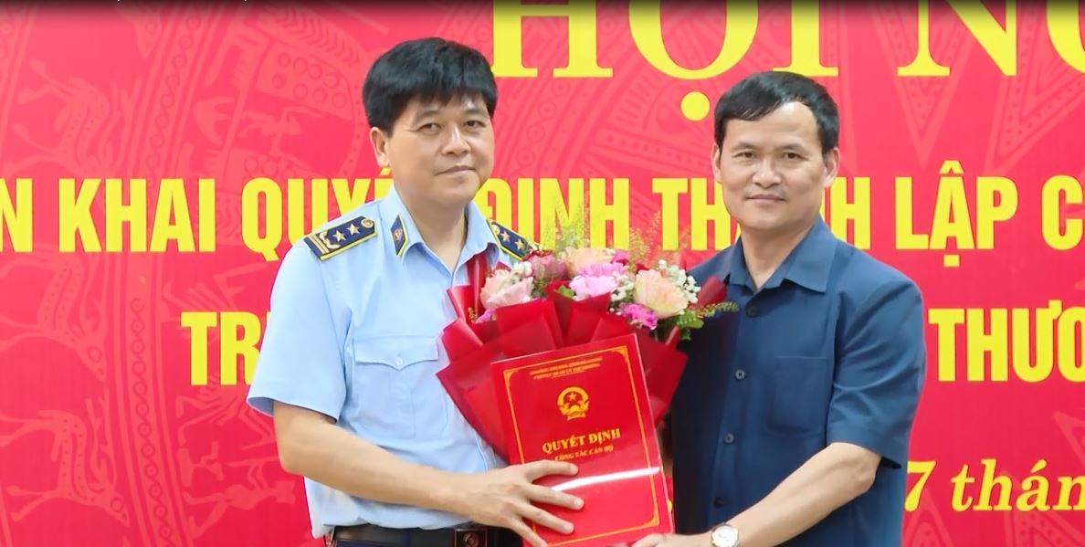Sở Công thương tỉnh Hà Giang công bố Quyết định về công tác cán bộ