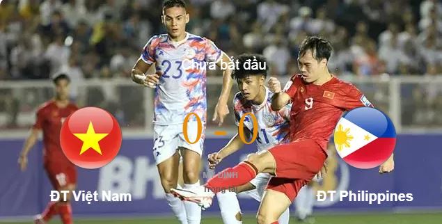 TRỰC TIẾP ĐT Việt Nam vs ĐT Philippines | Hùng Dũng, Hoàng Đức, Tiến Linh, Quang Hải đá chính
