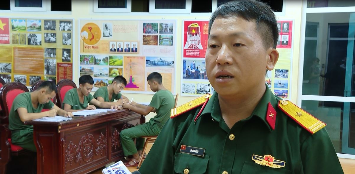 Những chiến sỹ tham gia kỳ thi tốt nghiệp THPT năm 2024