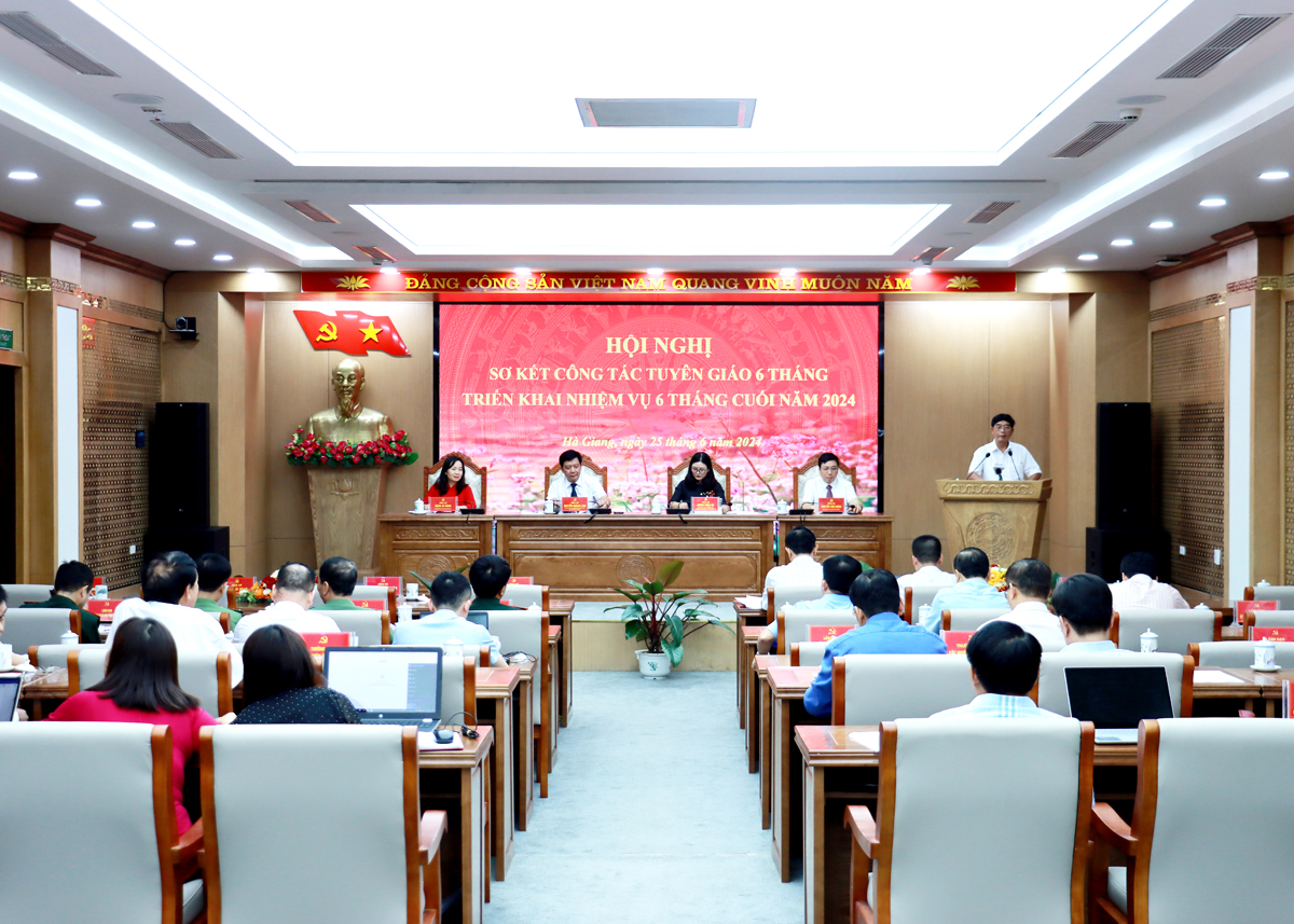 Hội nghị sơ kết công tác tuyên giáo 6 tháng đầu năm