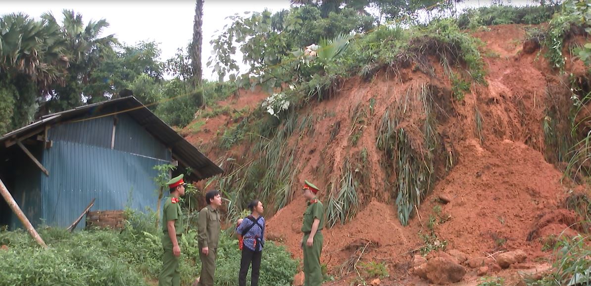 Công an tỉnh Hà Giang tăng cường công tác ứng trực mưa lũ