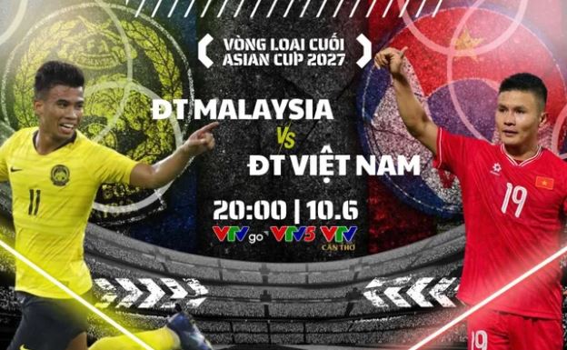 Malaysia vs Việt Nam: Quyết thắng ở Bukit Jalil | 20h00 hôm nay (10/6) trực tiếp VTV5, VTV Cần Thơ và VTVgo
