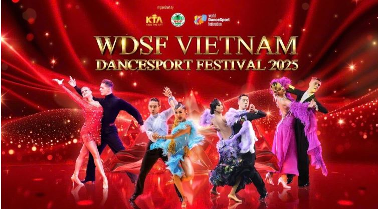 Lần đầu tiên Việt Nam đăng cai giải vô địch Dancesport Đông Nam Á và châu Á