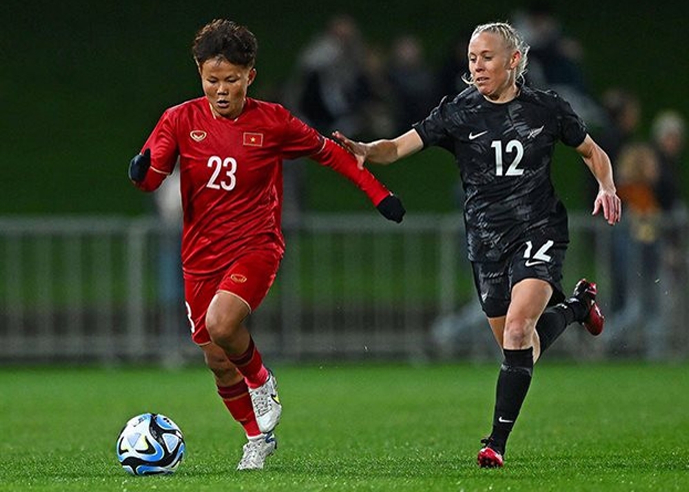 Đội tuyển nữ Việt Nam thua 0-2 trước đội tuyển nữ New Zealand