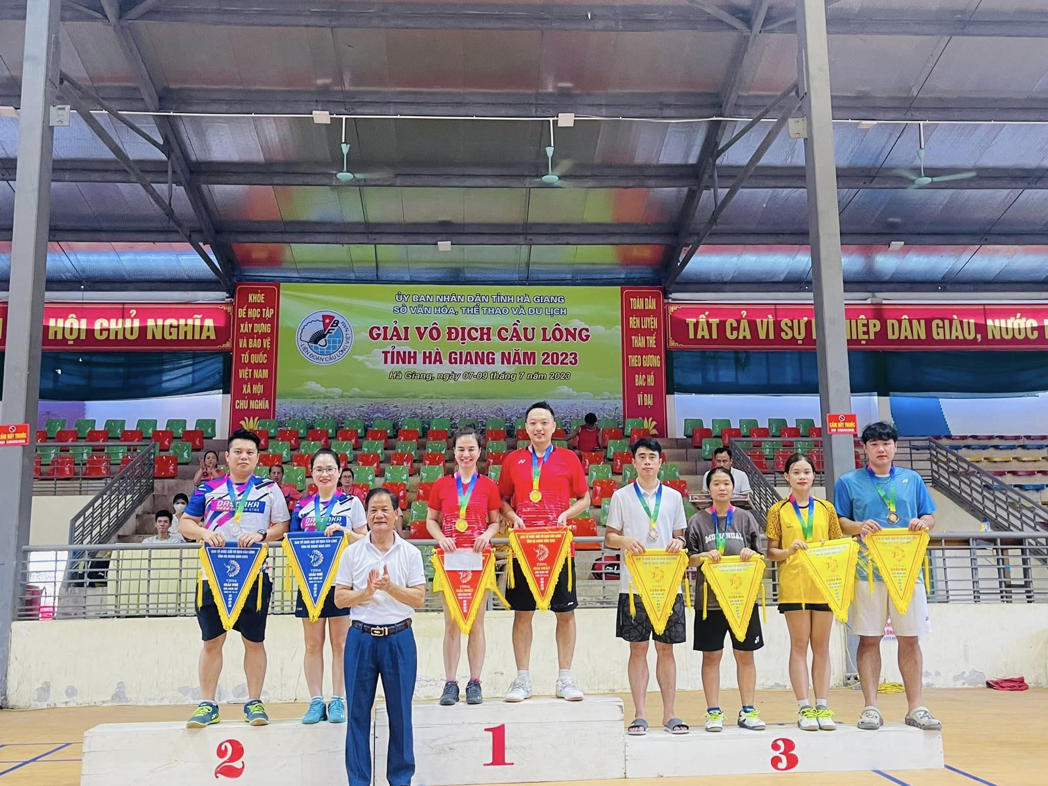 Bế mạc giải vô địch cầu lông tỉnh Hà Giang năm 2023