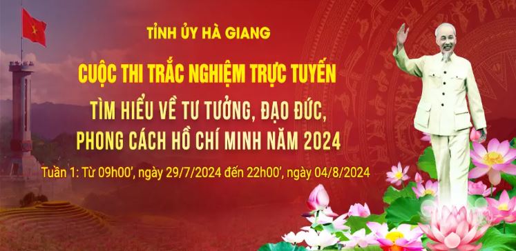Cuộc thi trắc nghiệm trực tuyến tìm hiểu về tư tưởng, đạo đức, phong cách Hồ Chí Minh năm 2024