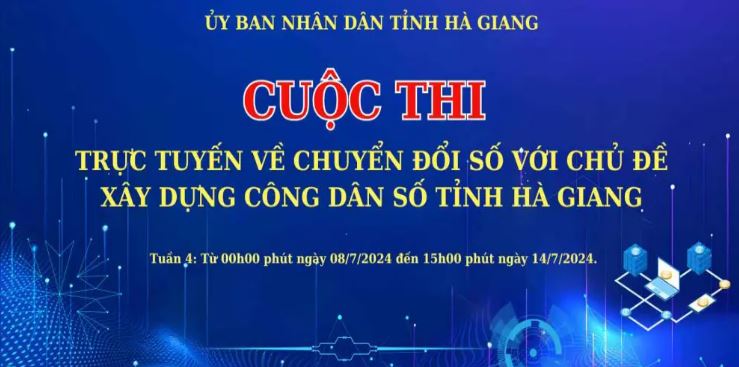 Kết quả tuần 4 Cuộc thi trực tuyến về chuyển đổi số năm 2024