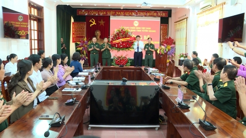 (TTV) Lễ công bố Quyết định thành lập Hội Cựu chiến binh tỉnh Tuyên Quang
