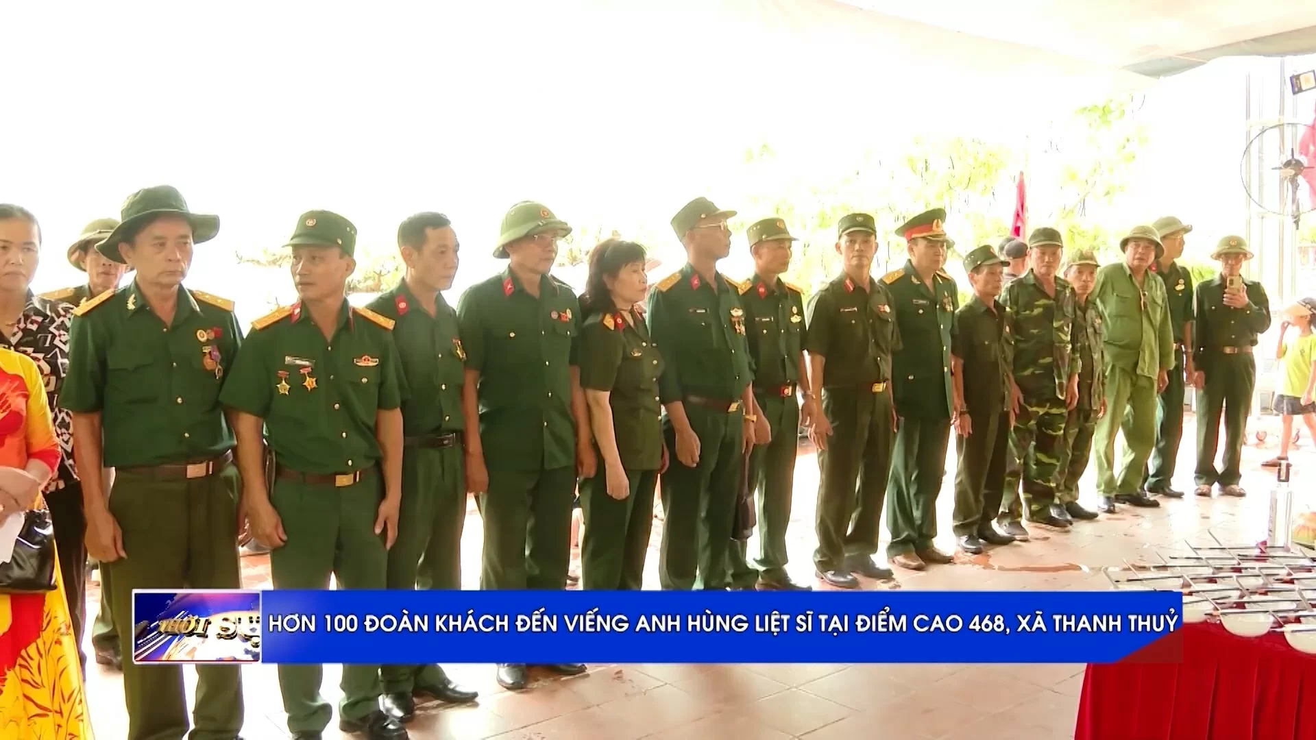 (TTV) Hơn 100 đoàn khách đến viếng Anh hùng Liệt sỹ tại Điểm cao 468, xã Thanh Thủy, tỉnh Tuyên Quang