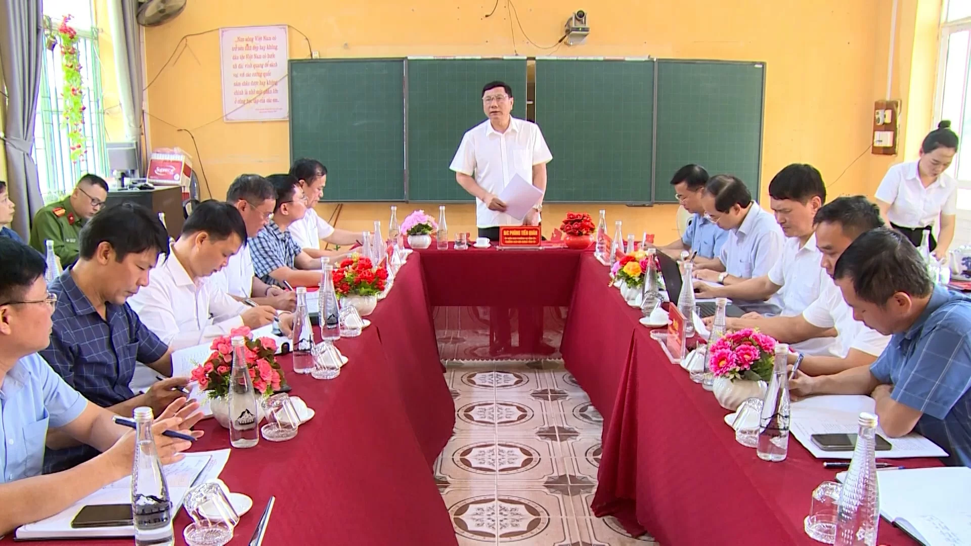 (TTV) Đoàn công tác số 07 làm việc với xã Hồng Thái sau sáp nhập