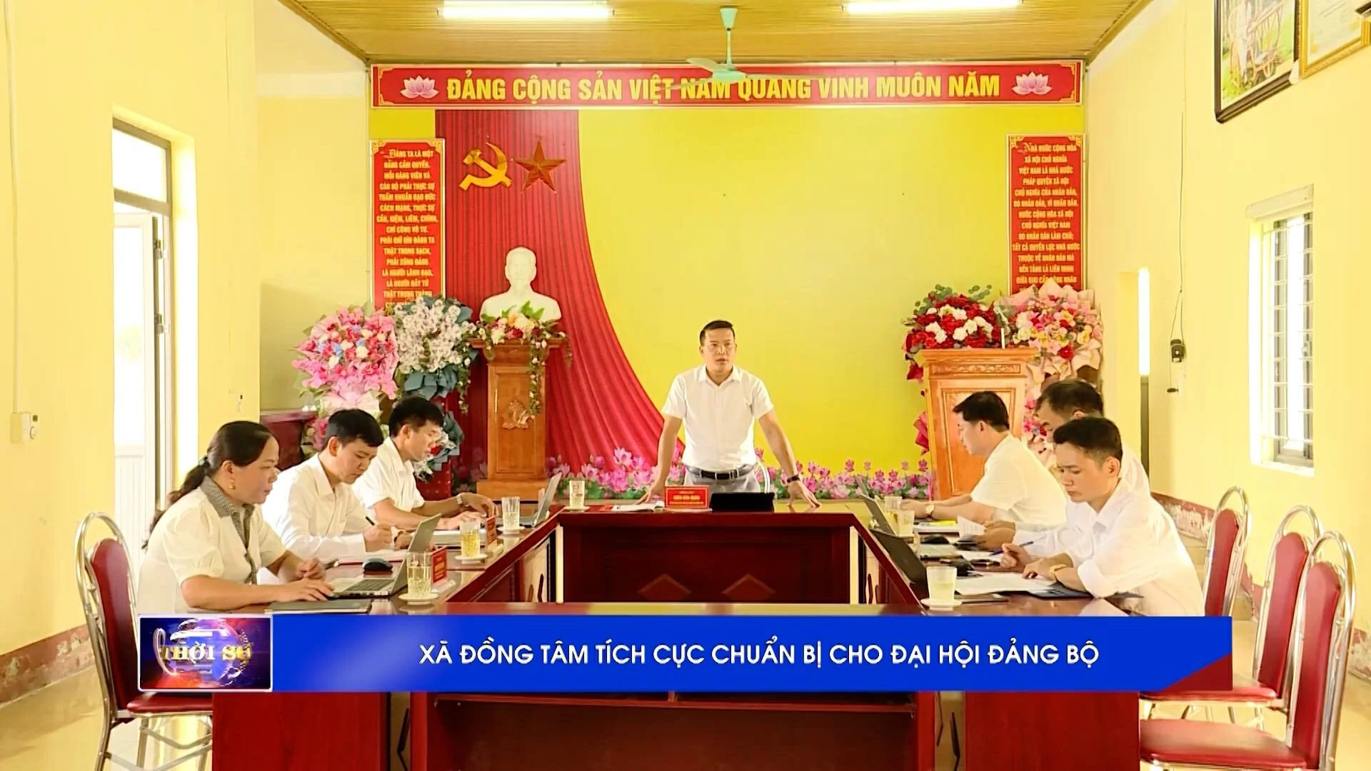 (TTV) Xã Đồng Tâm tích cực chuẩn bị Đại hội Đảng bộ