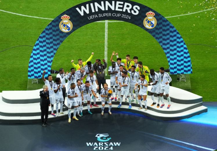 Real Madrid phá kỷ lục tại Siêu Cúp châu Âu