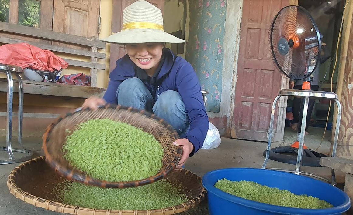 Bắc Quang: Quang Minh rộn ràng mùa cốm nếp