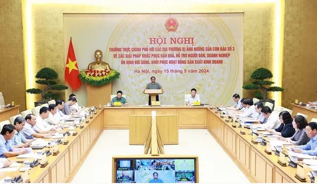 Thủ tướng: Khẩn trương khắc phục hậu quả bão số 3, sắp xếp chỗ ở tạm cho người dân mất nhà
