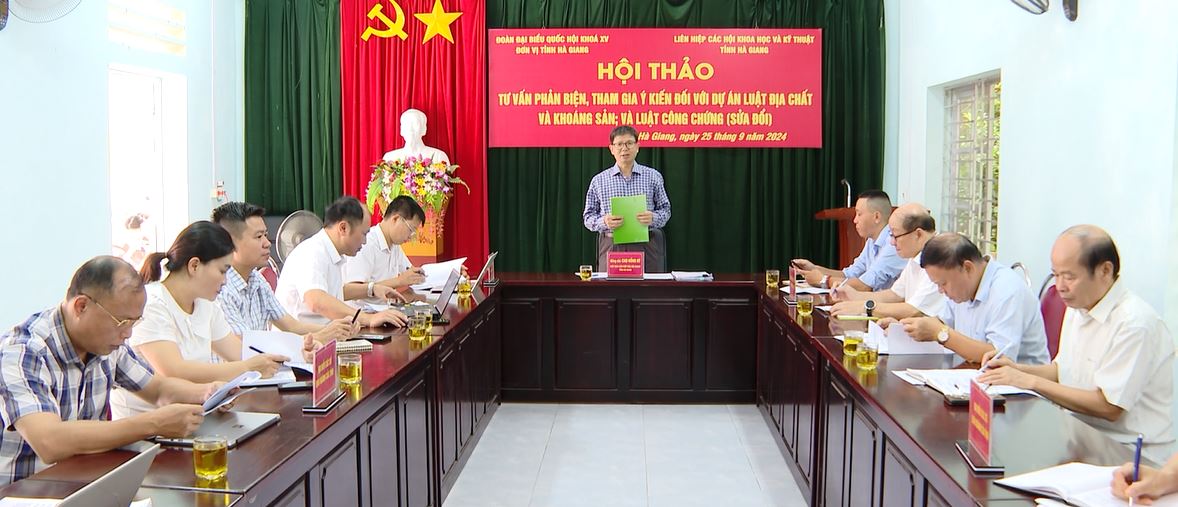 Hội thảo tư vấn phản biện, tham gia ý kiến đối với các dự thảo luật