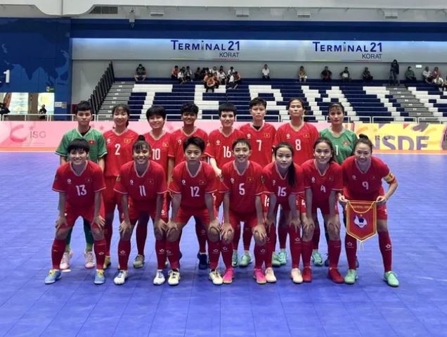 Thắng Trung Quốc 3-0, ĐT futsal nữ Việt Nam mở cơ hội tranh vô địch tại NSDF Women’s Futsal Championship 2024
