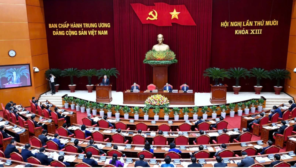 Ngày làm việc thứ nhất của Hội nghị Trung ương 10 khóa XIII