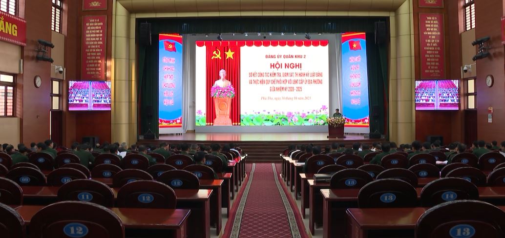 Quân khu 2 sơ kết công tác Kiểm tra, giám sát, thi hành kỷ luật Đảng