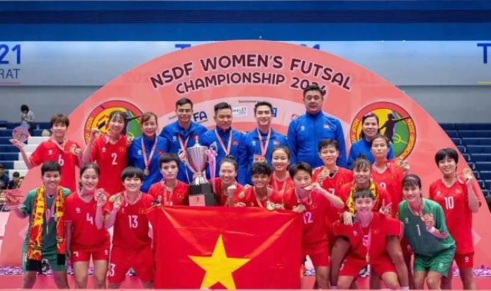ĐT futsal nữ Việt Nam xếp thứ 11 thế giới, đứng thứ 4 châu Á